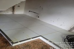 THI CÔNG SÀN NÂNG CHỐNG TĨNH ĐIỆN CHO CÔNG TY TNHH XÂY DỰNG N-LAND