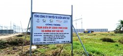 THI CÔNG HỆ THỐNG SÀN NÂNG HPL TBA 220KV